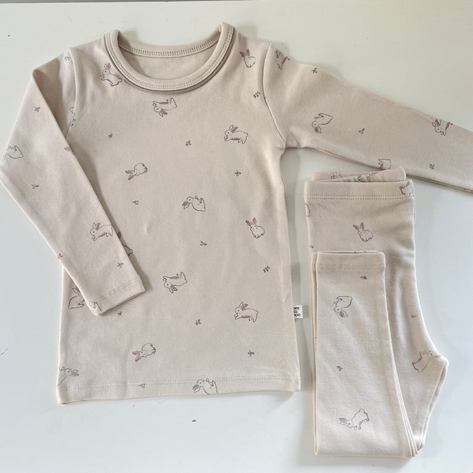 Bunny Print Loungewear/Pyjama Set (Two Colours)