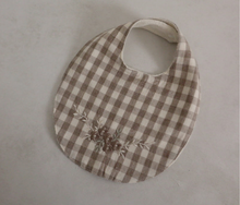 Load image into Gallery viewer, Mabel Gingham Baby Bib (Three Colours)
