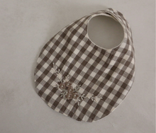 Load image into Gallery viewer, Mabel Gingham Baby Bib (Three Colours)
