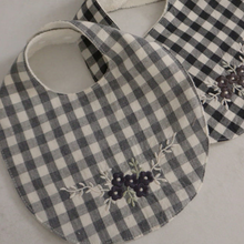 Load image into Gallery viewer, Mabel Gingham Baby Bib (Three Colours)
