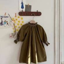 Load image into Gallery viewer, Ava Corduroy Smocking Dress (Two Colours)
