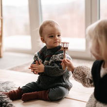 Load image into Gallery viewer, Nighthawk Wooden Baby Rattle
