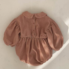 Load image into Gallery viewer, Velour Romper (Brown)
