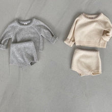 Load image into Gallery viewer, Knitted Jumper + Bloomer Set (Two Colours)
