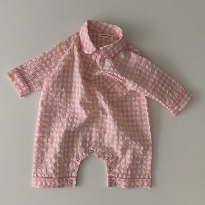 Gingham Pyjamas (Pink)