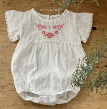 Load image into Gallery viewer, Embroidered Cotton Romper (Two Colours)
