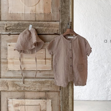 Load image into Gallery viewer, Linen Shortie Romper (Two Colours)
