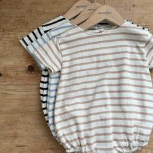 Load image into Gallery viewer, Saint Striped Cotton Romper (Three Colours)
