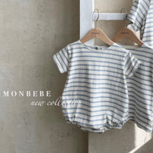 Load image into Gallery viewer, Saint Striped Cotton Romper (Three Colours)
