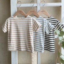 Load image into Gallery viewer, Saint Striped Tee (Three Colours)
