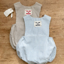 Load image into Gallery viewer, Gingham Shortie Romper (Two Colours)
