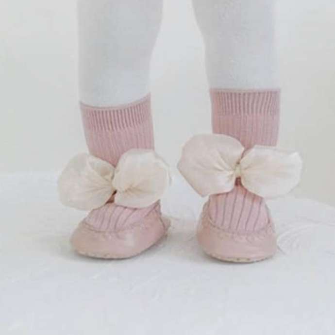 Bow Sock Shoes (Two Colours)