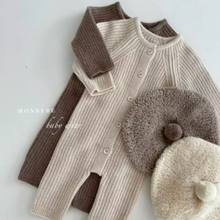 Load image into Gallery viewer, Rib Knitted Onesie (Two Colours)
